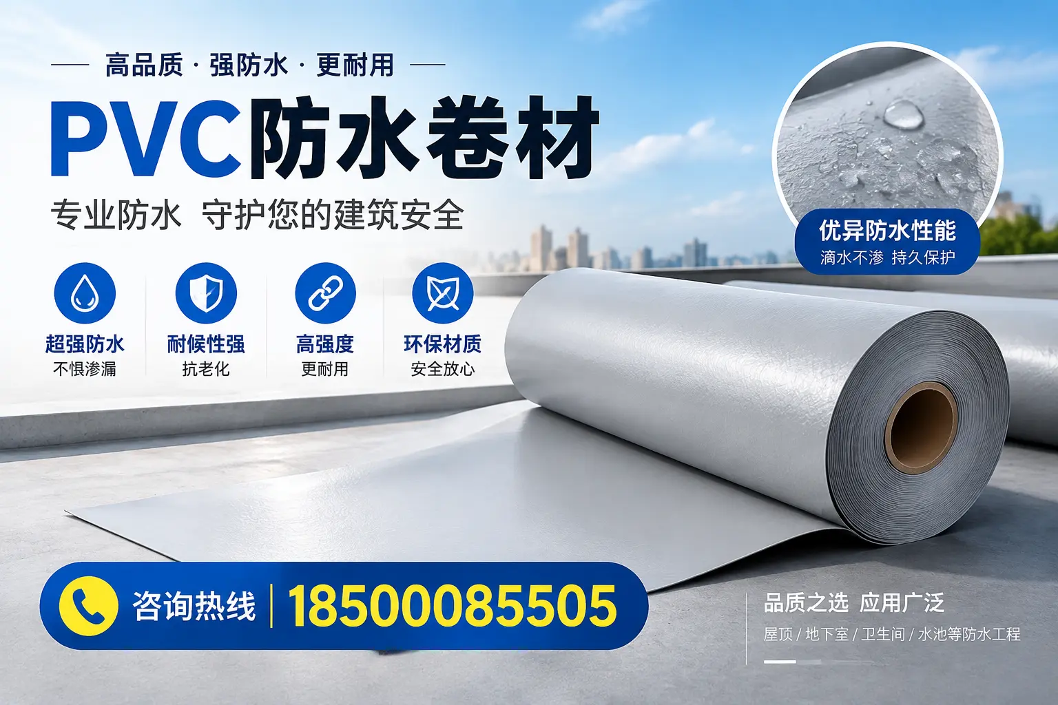 永州地区pvc防水卷材的市场现状与发展趋势